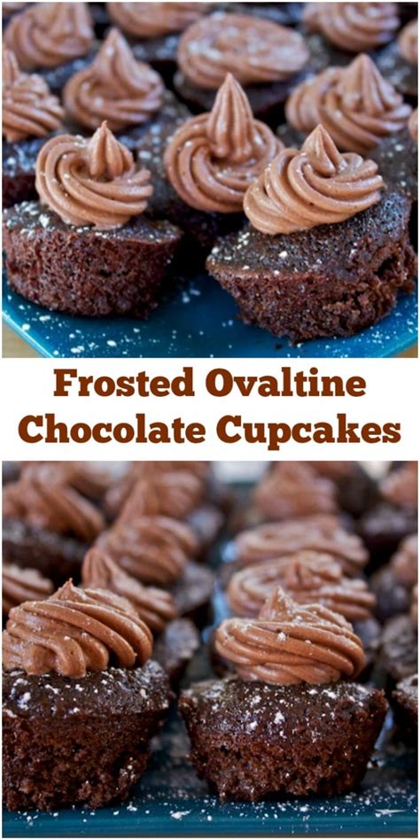 Frosted Ovaltine Chocolate Cupcakes Recipe Coffe Cupcakes, Chocolate Cupcakes, Chocolate Recipes ...