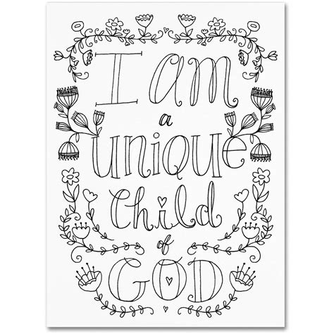 Trademark Fine Art "Unique Child of God" Canvas Art by Elizabeth ...