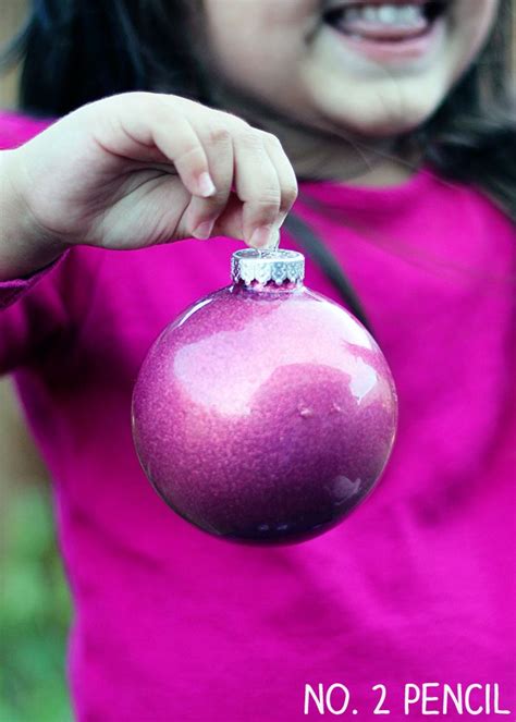 DIY Glitter Ornaments for Kids - No. 2 Pencil Christmas Gift Decorations, Christmas Ornaments ...