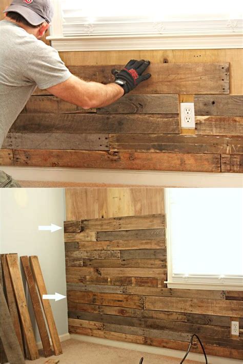 DIY Pallet Wall: 25 Best Accent Wood Wall Tutorials | Diy pallet wall, Wood pallet wall, Wood ...