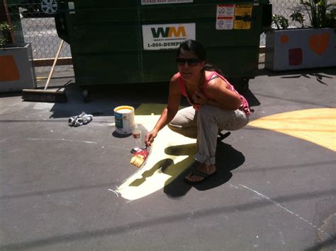 Day #2 - Painting Floor Mural - Take Back The Alley | Flickr