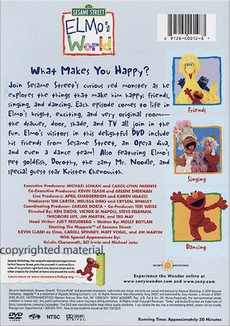 Elmo's World: What Makes You Happy? (DVD) | DVD Empire