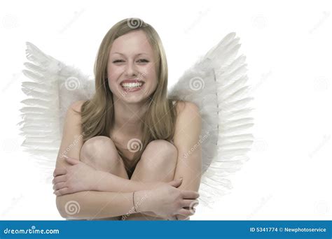 Woman With Angel Wings Stock Images - Image: 5341774