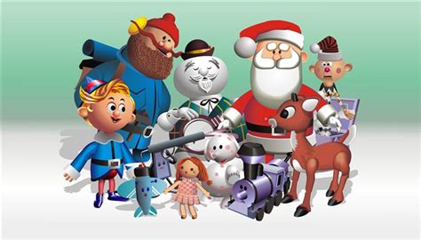 Rudolph The Red Nosed Reindeer Characters Clipart - Clipart