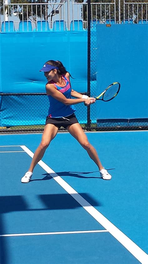 Ana Ivanovic training at Melbourne Park for the Australian Open 2014 #WTA #Ivanovic #AUSOpen ...