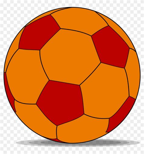 Red Soccer Ball Clip Art Free Clipart Images Football Ball Black And White Clipart Png Download ...