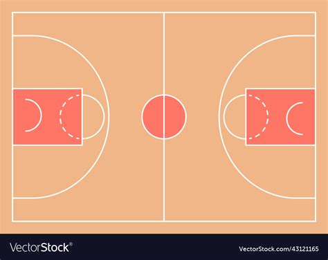 Basketball Floor Template