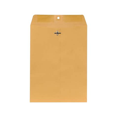 Staples Clasp & Moistenable Glue Catalog Envelopes 9"L x 12"H Brown 12/PK 19004/594412 - Walmart ...