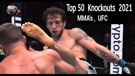 Best 50 MMA Knockouts of 2021 _ MMA Knockouts from UFC, BELLATOR, ONE ...