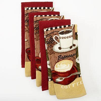 The Big One® Coffee 6-pk. Kitchen Towels | Kohls in 2021 | Coffee decor kitchen, Kitchen decor ...