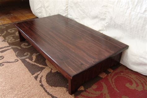 Step Stools URFORESTIC Solid Wood Bed Step Stool Super Large/Bedside Steps for High Beds/Solid ...