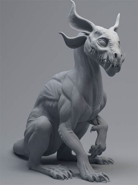 ArtStation - alien cat sculpt, silana cadou | Creature drawings, Concept art characters ...