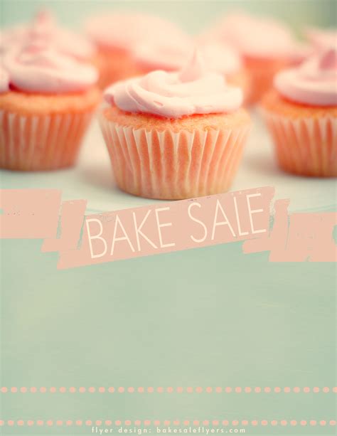 Pink Bake Sale Flyer | Bake Sale Flyers – Free Flyer Designs