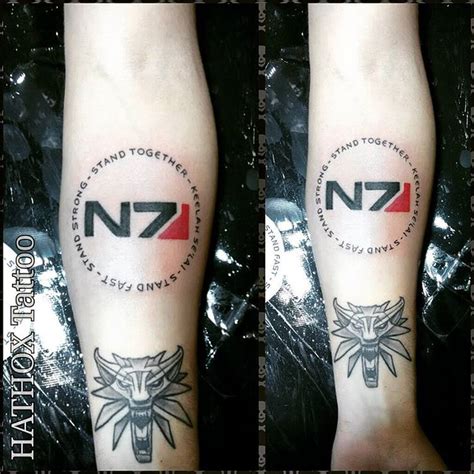 Tattoo game do David, mass effect, N7...💀🎨 Obrigado a to… | Flickr