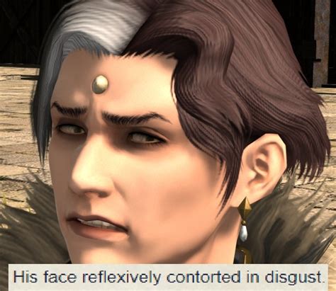 His face reflexively contorted in disgust | Emet-Selch | Know Your Meme