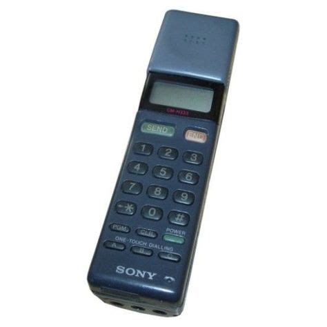 Sony mobile / cell phone 1990s #SonyMobilePhones | Sony mobile phones, Retro phone