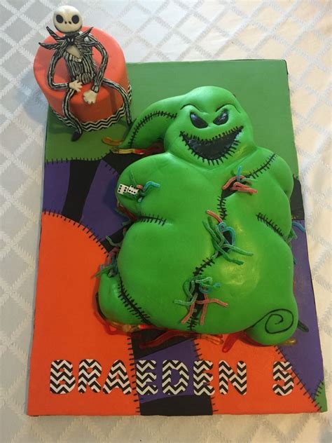 Oogie boogie cake | Birthday halloween party, Spooky halloween party ...