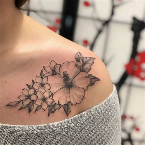 Small Hawaiian Flower Tattoo Designs | Best Flower Site