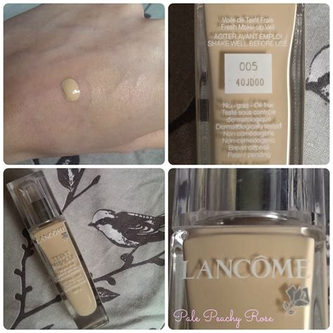 Pale Peachy Rose: Lancome Teint Miracle Foundation