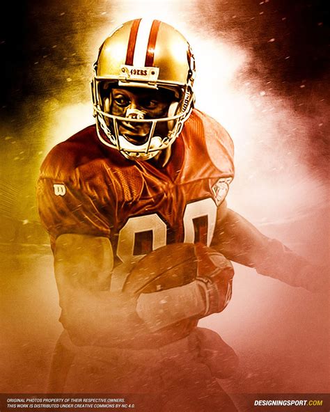 Jerry Rice, San Francisco 49ers - Designing Sport | San francisco 49ers, Nfl football 49ers, San ...