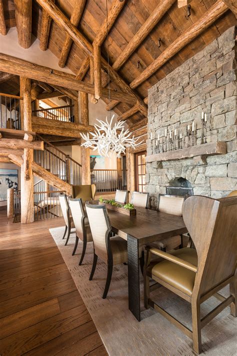 Interior Design Style Quizzes ~ Dining Room Rustic Chalet Mountain ...