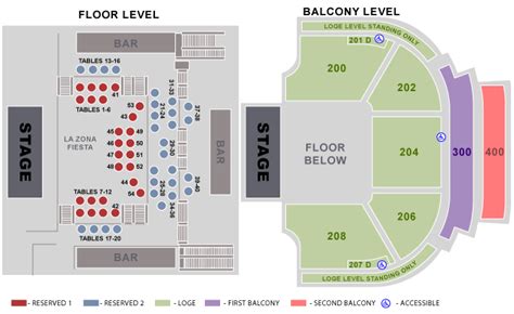 House Of Blues Las Vegas Seating Chart Santana - Chart Walls