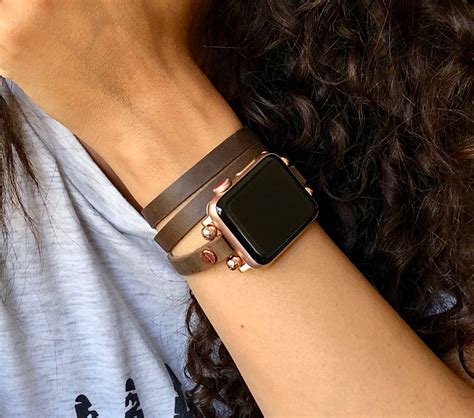 BoHo APPLE WATCH BAND Rustic Leather iWatch Strap Multi Wrap Smart ...