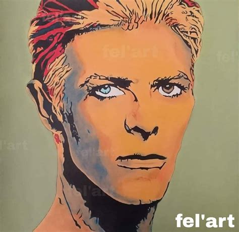 David Bowie - Portrait by fel'art by Felice Sgarra | David bowie art ...