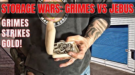 STORAGE WARS: Jebus Vs Grimes: Grimes Stikes GOLD & SILVER! Abandoned Storage Unit! - YouTube
