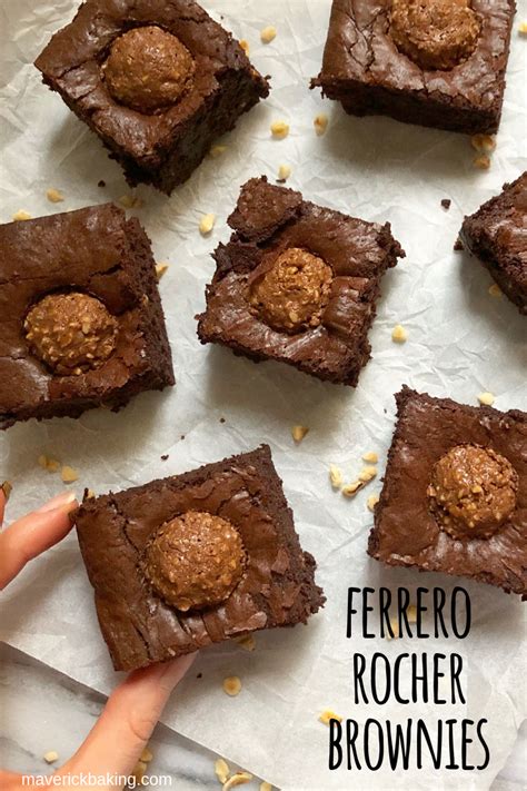 Ferrero Rocher Brownies | Recipe | Brownie recipes, Cookie dough cake ...