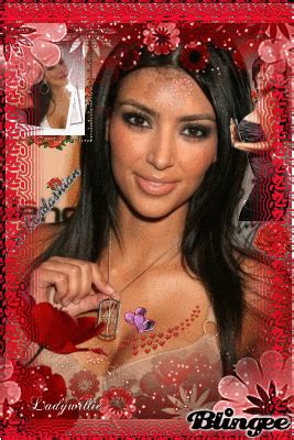 Red Kim Kardashian Picture #114046449 | Blingee.com