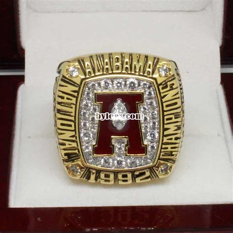 1992 Alabama Crimson Tide National Championship Ring – Best ...