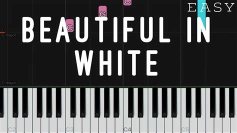 Beautiful In White - Westlife | EASY Piano Tutorial - Piano Understand