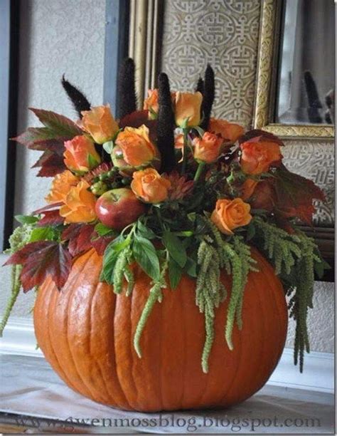 60 Amazing Pumpkin Centerpieces And Glorious Fall Decorating Ideas - family holiday.net/guide to ...