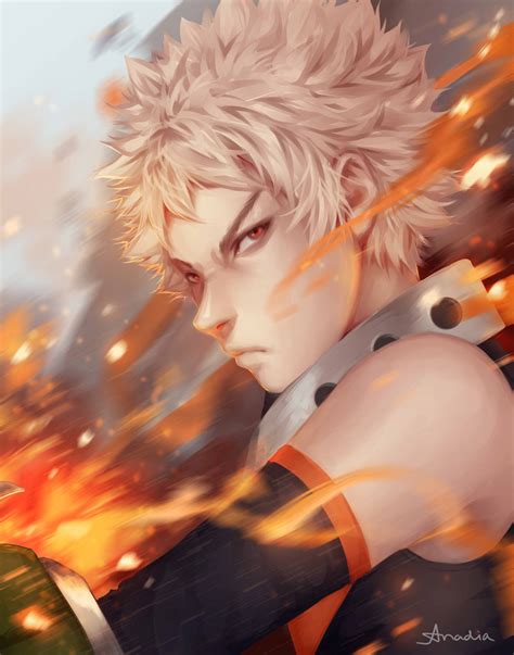 Bakugou Fanart Angry