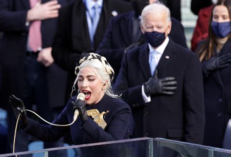 Inauguration: Watch Lady Gaga's emotional rendition of national anthem ...