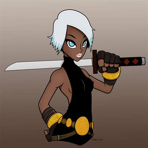 Dark Skin Fantasy Character by ebbewaxin on DeviantArt