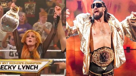 Becky Lynch Says She & Husband Seth Rollins Are 'Controlling The Business' Following NXT Women's ...