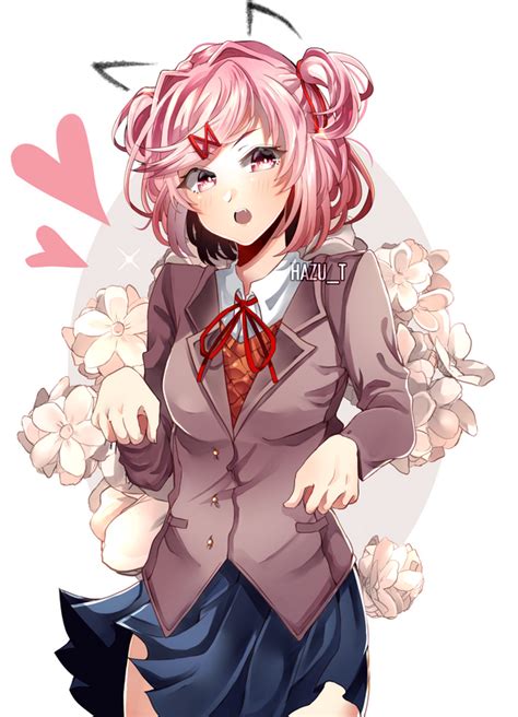 DDLC - Natsuki by hazu-t on DeviantArt