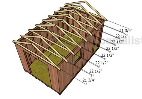 10×16 gable shed roof plans – Artofit