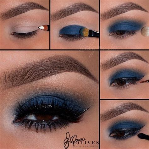 40 Eye Makeup Looks for Brown Eyes - StayGlam | Blue eye makeup, Smokey ...