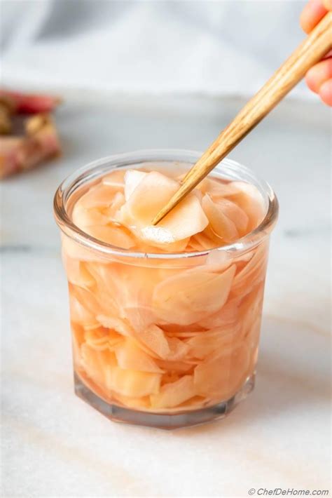 Pickled Ginger (Sushi Ginger) Recipe | ChefDeHome.com