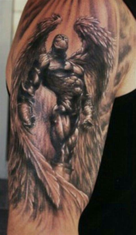 Angel Warrior Tattoos For Men