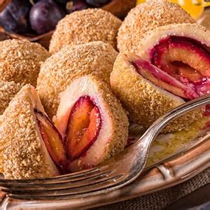 Crunchy Plum-Filled Potato Dumplings - Germanfoods.org