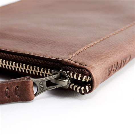 Handmade Passport Holder Wallet · Brown by Capra Leather