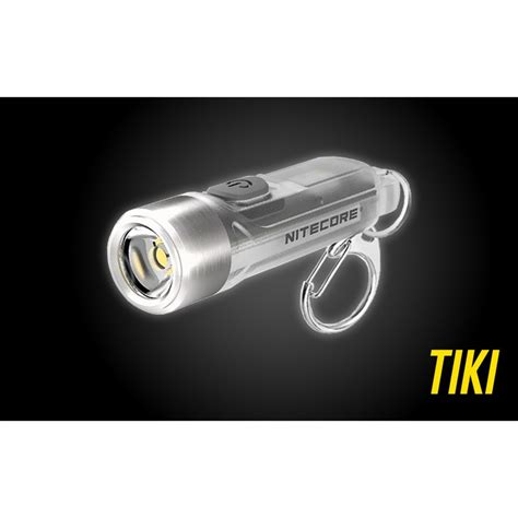 NiteCore TIKI 300 Lumen USB Rechargeable Keychain Flashlight UV/CRI