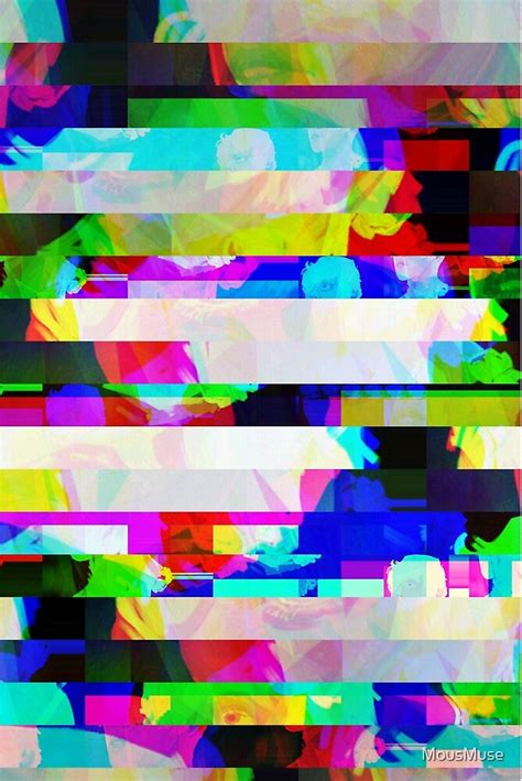 "Rainbow Glitch" by MousMuse | Redbubble