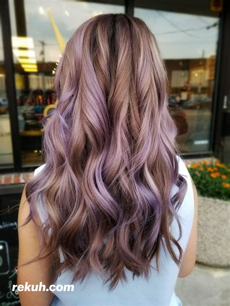 Check out this gorgeous hand painted lavender balyage Purple Blonde ...