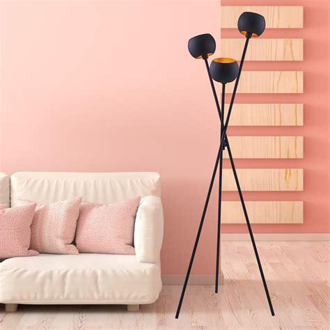Archiology Modern Black Tripod Floor Lamp: Elevate Your Space