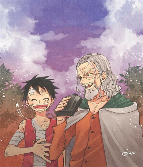 Monkey D. Luffy & Silvers Rayleigh | One piece, Piece, Luffy